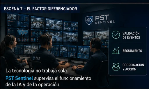 Supervisión operativa con apoyo tecnológico.